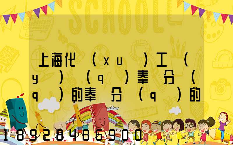 上海化學(xué)工業(yè)區(qū)奉賢分區(qū)的奉賢分區(qū)的條件及優(yōu)勢