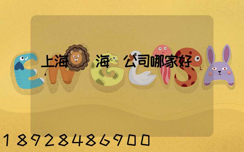 上海國際海運公司哪家好