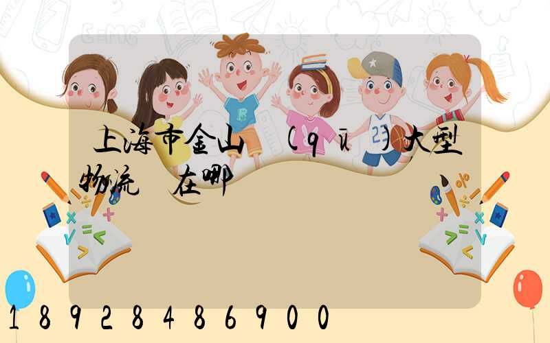 上海市金山區(qū)大型物流園在哪