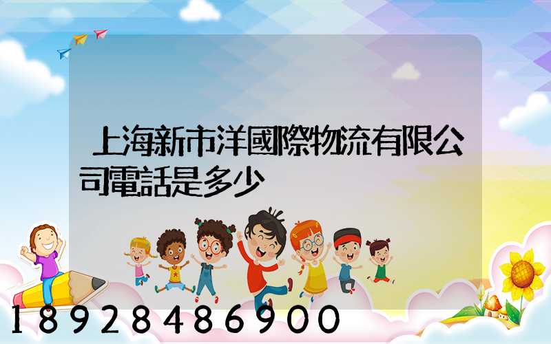 上海新市洋國際物流有限公司電話是多少