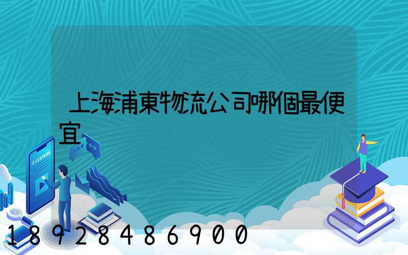 上海浦東物流公司哪個最便宜