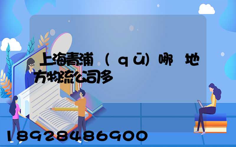 上海青浦區(qū)哪個地方物流公司多
