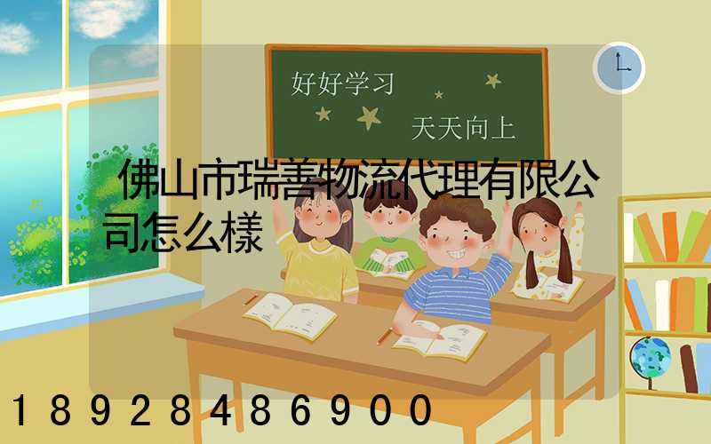 佛山市瑞善物流代理有限公司怎么樣