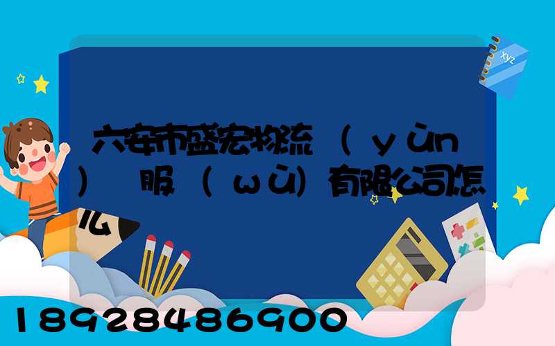 六安市盛宏物流運(yùn)輸服務(wù)有限公司怎么樣
