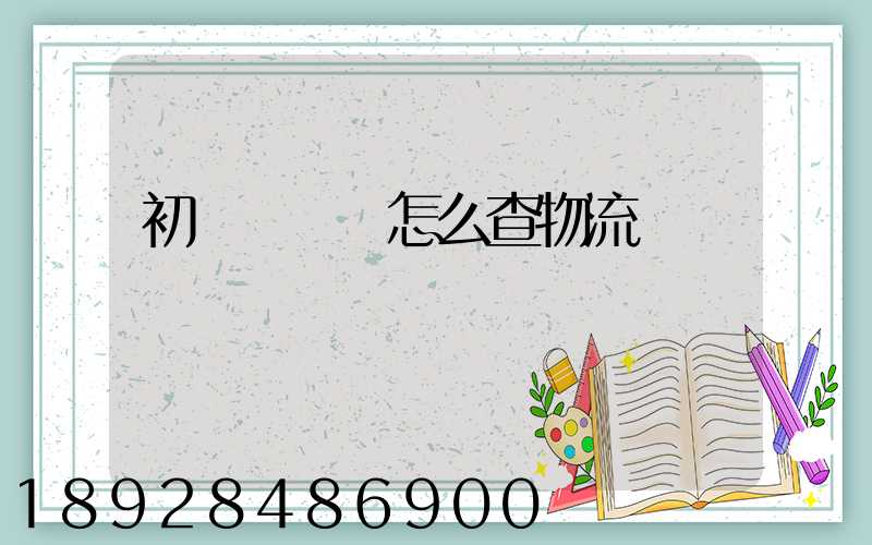 初領駕駛證怎么查物流