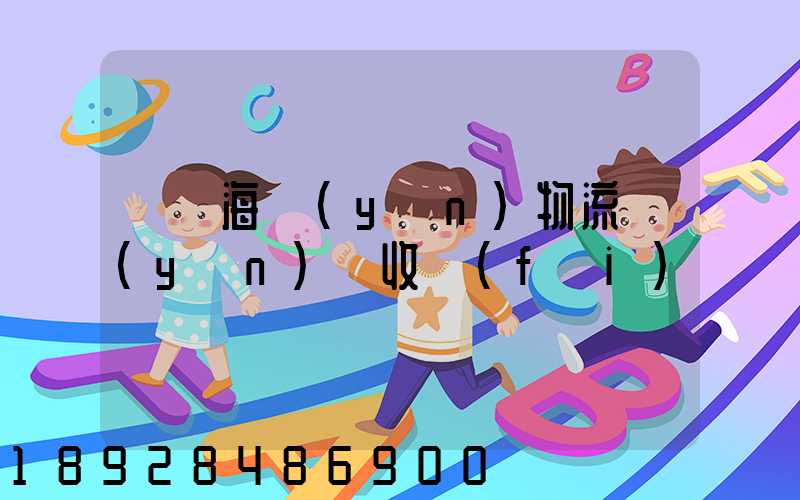 國際海運(yùn)物流運(yùn)輸收費(fèi)