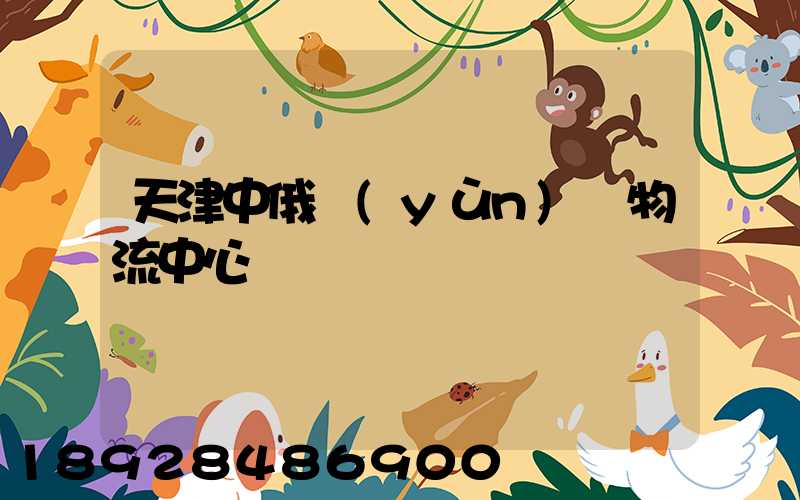 天津中俄運(yùn)輸物流中心