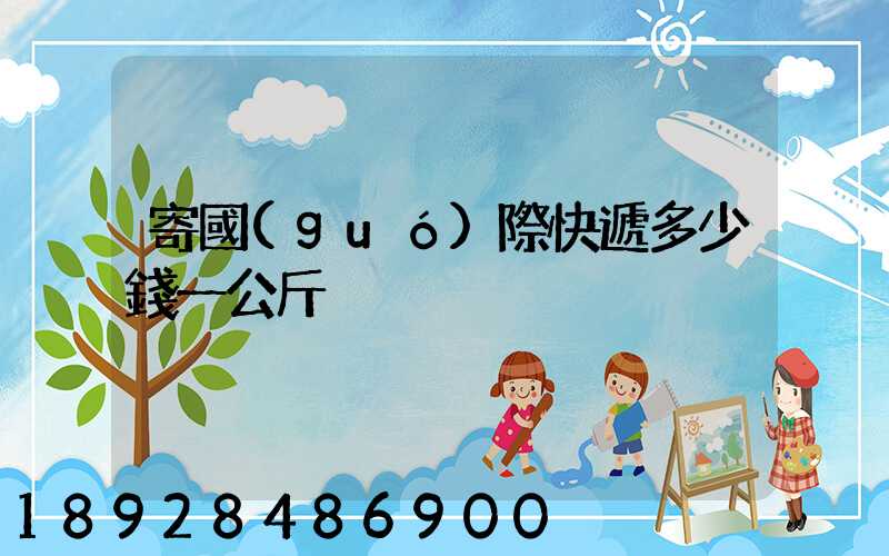 寄國(guó)際快遞多少錢一公斤