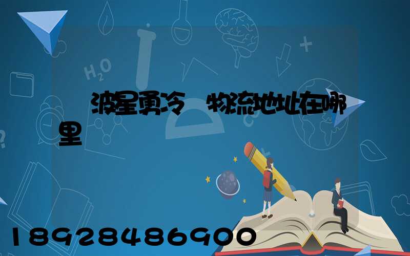 寧波星勇冷鏈物流地址在哪里