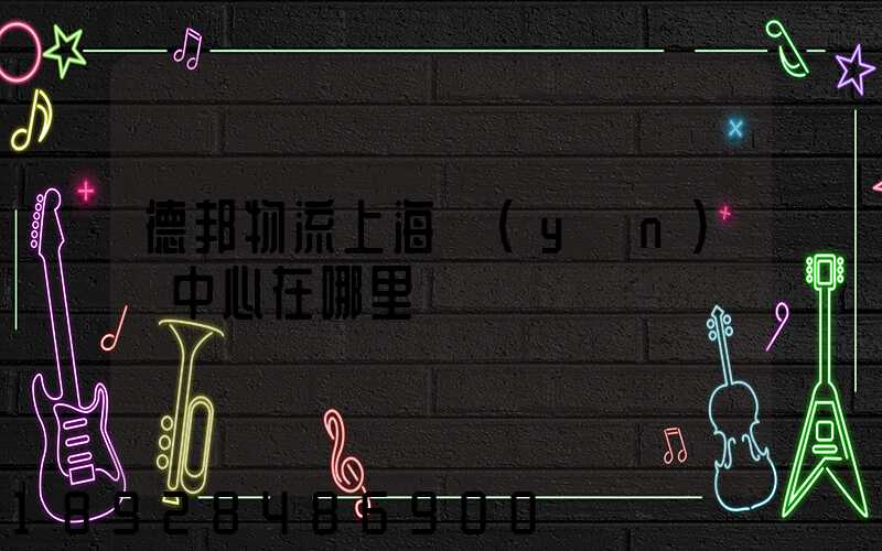 德邦物流上海運(yùn)輸中心在哪里