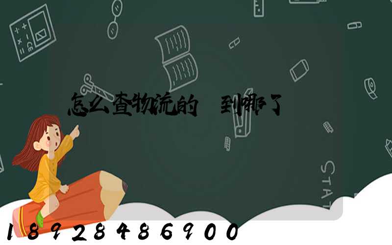 怎么查物流的貨到哪了