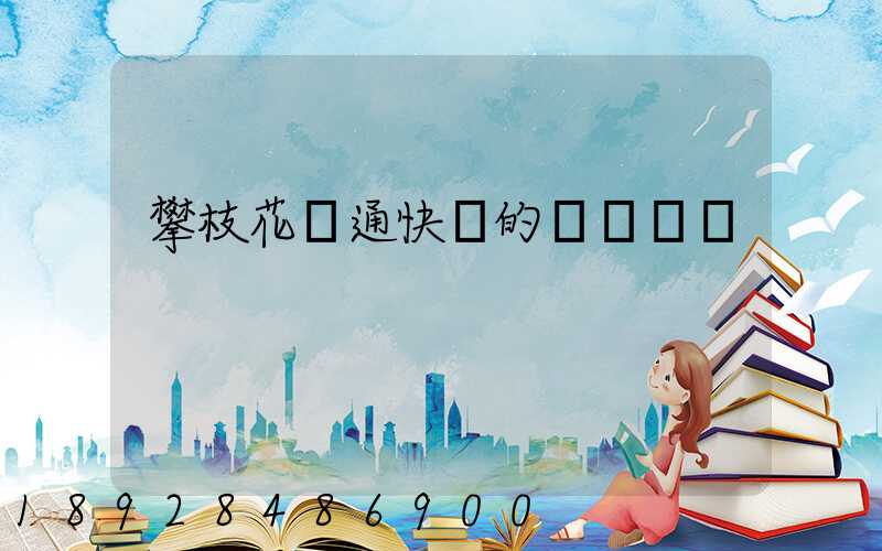 攀枝花圓通快遞的電話號碼