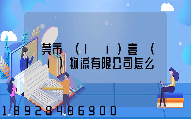 東莞市來(lái)壹來(lái)物流有限公司怎么樣