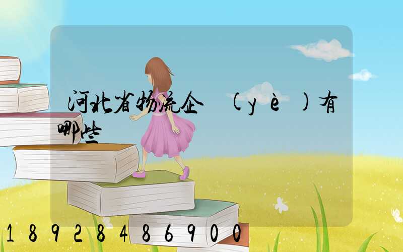 河北省物流企業(yè)有哪些