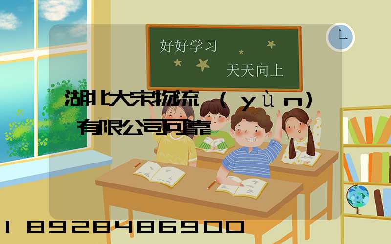 湖北大宋物流運(yùn)輸有限公司可靠嗎