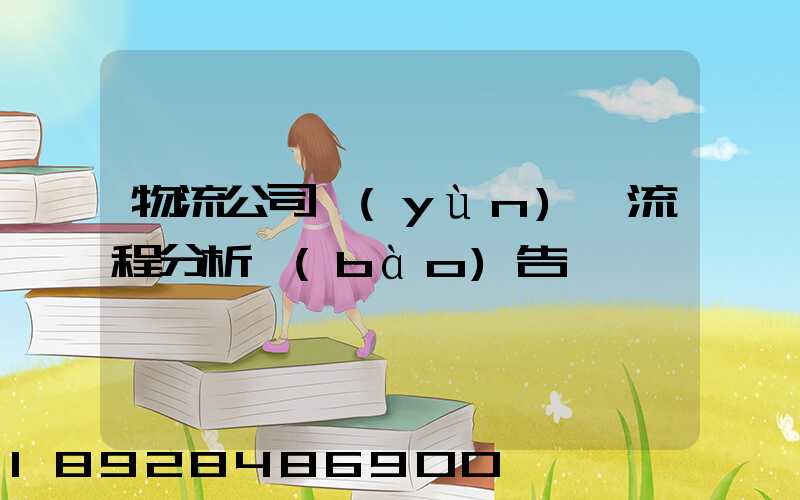 物流公司運(yùn)輸流程分析報(bào)告