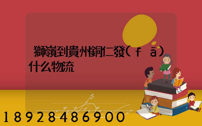 獅嶺到貴州銅仁發(fā)什么物流