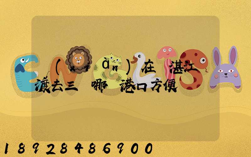 現(xiàn)在從湛江輪渡去三亞哪個港口方便