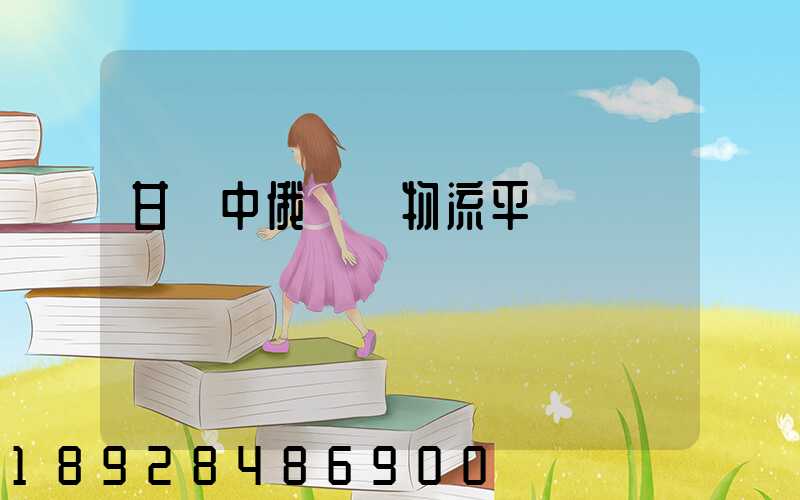 甘肅中俄運輸物流平臺