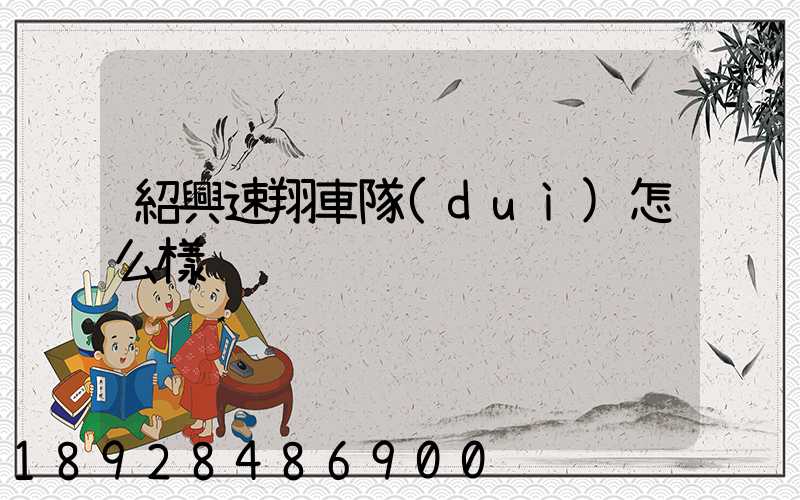 紹興速翔車隊(duì)怎么樣