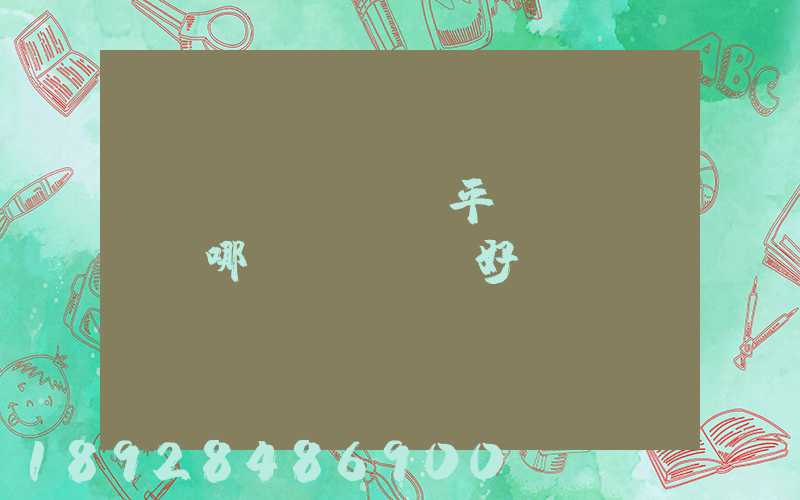 貨運(yùn)平臺(tái)哪個(gè)好