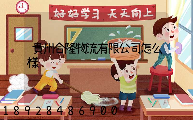 貴州合隆物流有限公司怎么樣