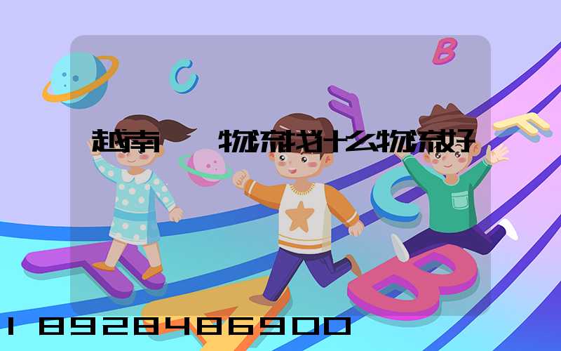 越南專線物流找什么物流好