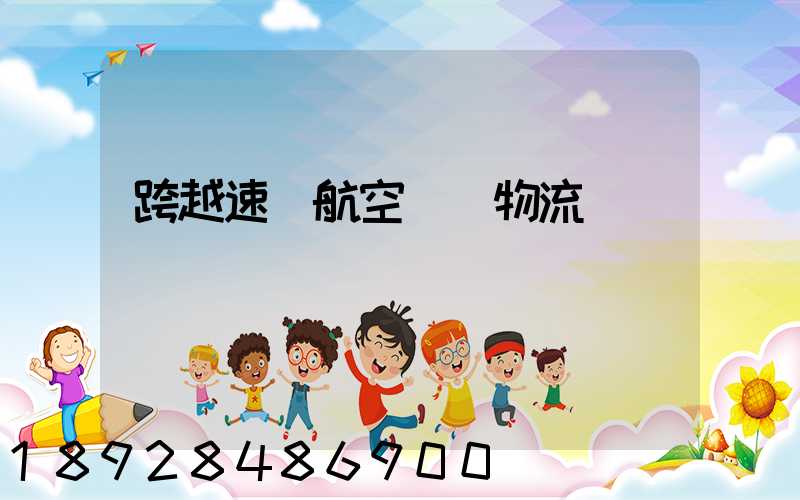 跨越速運航空運輸物流