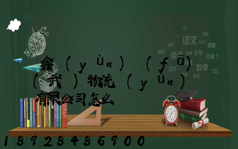 鑫運(yùn)發(fā)(武漢)物流運(yùn)輸有限公司怎么樣