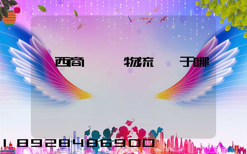 陜西商儲灞橋物流園屬于哪個區